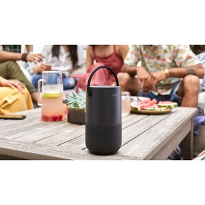 Bose Portable Bluetooth Smart Speaker - Google Assistant, Alexa Supported - Triple Black - 360° Circle Sound - Wireless LA