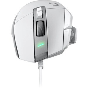 Logitech G G502 X Gaming Mouse - USB - Optical - 13 Button(s) - 13 Programmable Button(s) - White - Cable - 25600 dpi - Sc