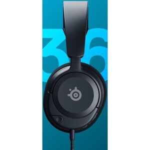 SteelSeries Arctis Nova 1P Wired On-ear Stereo Gaming Headset - Black - Binaural - Ear-cup - 36 Ohm - 20 Hz to 22 kHz - 12