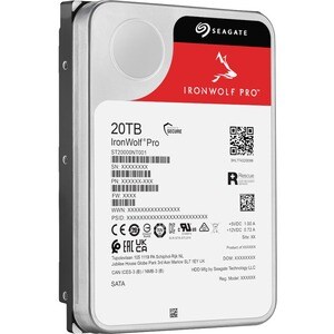 Seagate IronWolf Pro ST20000NT001 20 TB Hard Drive - 3.5" Internal - SATA (SATA/600) - Conventional Magnetic Recording (CM