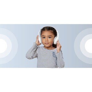 Belkin SOUNDFORM Mini Kabel/Kabellos Auf den Ohren, Kopfbügel, Über das Ohr Stereo Headset - Weiß - Binaural - Geschlossen