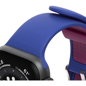 OtterBox Adjustable Watch Strap - Buckle Attachment - Blue - Silicon, Stainless Steel
