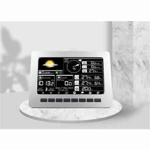 Rika Meteorological Station Factory for Weather Monitoring - LCD - Weather Station - Temperature, Humidity - Wireless LAN