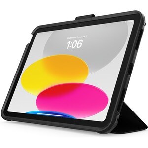 OtterBox Symmetry Series Folio Estojo de transporte (Página) Apple iPad Tablet - Resistente a quedas - Policarbonato, Borr