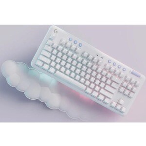 Logitech G Aurora G715 Rugoso Teclado Gaming - Sem fios Conectividade - LED RGB - Inglês (EUA) - QWERTY Layout - Branco - 