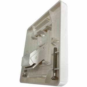 Eaton Tripp Lite Series 1-Port UK-Style Wall Plate, Unloaded Shuttered Angled Module, White, TAA - 1 x Total Number of Soc