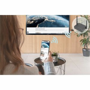 Digitus Click & Present Video Extender Transmitter/Receiver - Wired/Wireless - 50 m RangeNetwork (RJ-45) - 4 x USB - 2 x H