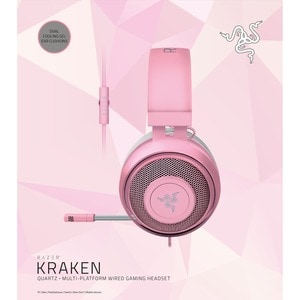 RAZER KRAKEN - MULTI-PLATFORM WIRED GAMING HEADSET - QUARTZ