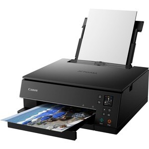 Canon PIXMA TS6350a Sem fios Impressora multi-funcional de jato de tinta - Cor - Preto - Copiadora/Impressora/Scanner - 48