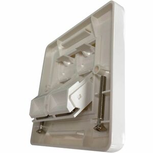 Eaton Tripp Lite Series 2-Port UK-Style Wall Plate, Unloaded Shuttered Angled Module, White, TAA - 2 x Total Number of Soc