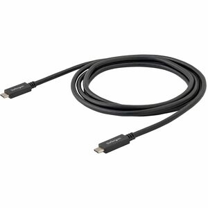 StarTech.com 2m 6 ft USB C Cable with Power Delivery (3A) - M/M - USB 3.0 - USB-IF Certified - USB 3.0 Type C Cable - USB 