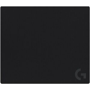 Logitech G Large Cloth Gaming Mouse Pad - 15.75" Height x 18.11" Width x 0.12" Depth - Black - Rubber - Large - Mouse