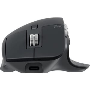 Logitech MX MASTER 3S Full-size Maus - Bluetooth - USB Typ-A - Darkfield - 7 Taste(n) - Graphit - Kabellos - wiederaufladb