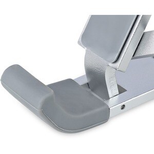 StarTech.com Foldable Laptop Riser Stand, Portable Height Adjustable Ergonomic Laptop Stand, Tilt/Raised/Angled Laptop/Tab
