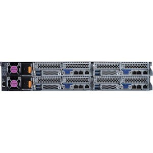 Gigabyte H262-PC1 Barebone System - 2U Rack-mountable - Socket LGA-4189 - 2 x Processor Support - Intel C621A Express Chip