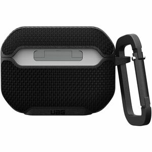 Urban Armor Gear Ballistic ARMR Rugged Charging Case Apple AirPods Pro (2nd Generation) - Black - Drop Resistant, Shock Re