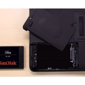SanDisk Ultra 1 TB Solid State Drive - 2.5" Internal - SATA (SATA/600) - Notebook, Desktop PC Device Supported - 400 TB TB