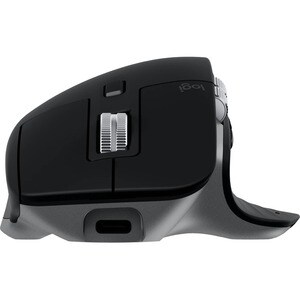 Logitech MX MASTER 3S Rato - Bluetooth/Radiofrequência - USB - Ótico - 7 Taste(n) - Cinza Espacial - Sem fios - 2.40 GHz -