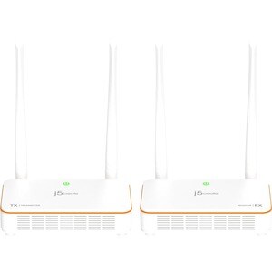 j5create JVAW53 Video Extender Transmitter/Receiver - Wireless - 1 Input Device - 1 Output Device - 60.96 m Range - 1 x HD