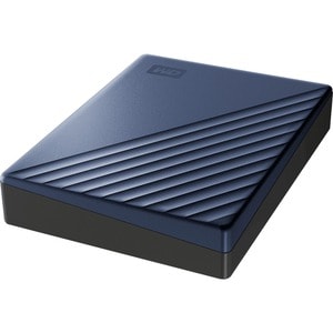 WD My Passport Ultra WDBFTM0050BBL 5 TB Portable Hard Drive - External - Blue - Desktop PC Device Supported - USB 3.0 - 25