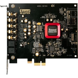 Creative Sound Blaster Z SE Sound Board - 24 bit DAC Data Width - 5.1 Sound Channels - Internal - Creative Sound Core3D - 