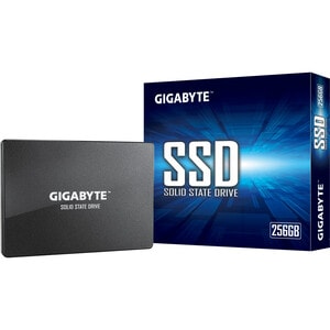 Gigabyte 256 GB Solid State Drive - 2.5" Internal - SATA (SATA/600) - 100 TB TBW - 520 MB/s Maximum Read Transfer Rate