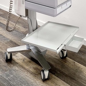 Ergotron Shelf - TAA Compliant - 10.89 kg Weight Capacity - Steel - Grey