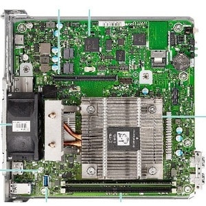 HPE ProLiant MicroServer Gen10 Plus v2 Ultra Micro Tower Server - 1 Pentium Gold G6405 4,10 GHz - 16 GB RAM - Serial ATA/6