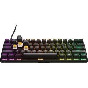 SteelSeries Apex 9 Mini Gaming Keyboard - Cable Connectivity - USB Type C Interface - RGB LED - Linear Optical Keyswitch -