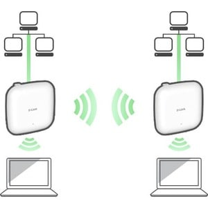 D-Link Nuclias DAP-X2810 Dual Band IEEE 802.11 a/b/g/n/ac/ax 1.76 Gbit/s Wireless Access Point - 2.40 GHz, 5 GHz - 2 x Int