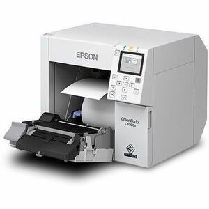 Epson ColorWorks CW-C4000 Desktop Inkjet Printer - Color - Label Print - Gigabit Ethernet - USB - USB Host - With Cutter -