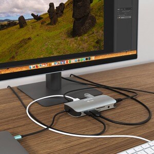 Dicota USB-Typ C Docking Station für Tablet, Monitor, Notebook, Smartphone - Speicherkartenleser - SD, microSD - 100 W - A