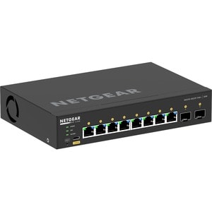 Netgear AV Line M4250 GSM4210PX Ethernet Switch - 8 Ports - Manageable - Gigabit Ethernet, 10 Gigabit Ethernet - 1000Base-