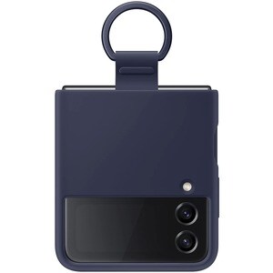 Samsung Carrying Case Samsung Galaxy Z Flip4 Smartphone - Navy - Silicone Body - Ring