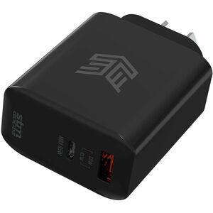 STM Goods 65W Dual Port (USB-C & USB-A) Power Adapter (AUNZ) - black - 65 W - New Zealand - Black