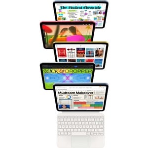 Apple iPad (10th Generation) 平板 - 27.7 cm (10.9") - 8 GB - 256 GB 存储 - 粉 - 六核（6 核） - 2360 x 1640 - 原彩技术, 面内交换(IPS)技术, 液体视网
