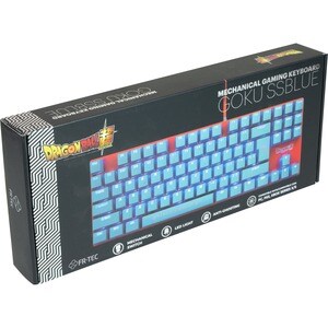 FR-TEC Gaming Keyboard - Cable Connectivity - USB Interface - Spanish - QWERTY Layout - Blue - Mechanical Keyswitch - Play
