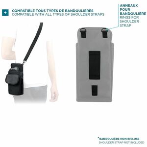 REFUGE HOLSTER HHD L FRONT POCKET STYLUS HOLDER STRAP+BELT