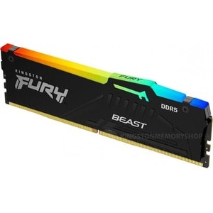 Kingston FURY Beast 32GB (2 x 16GB) DDR5 SDRAM Memory Kit - For Motherboard, Computer - 32 GB (2 x 16GB) - DDR5-6000/PC5-4