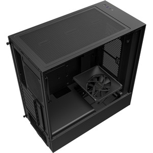 NZXT H5 Flow Gaming Computer Case - ATX Motherboard Supported - Galvanized Cold Rolled Steel (SGCC), Tempered Glass - Blac