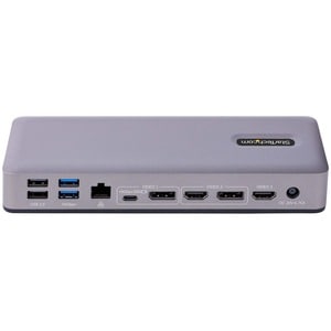 StarTech.com USB-C Docking Station, HDMI/DP/DP Alt Mode USB-C Dock, Triple/Dual 4K, 7x USB Hub, 60W PD, GbE, WWCB certifie