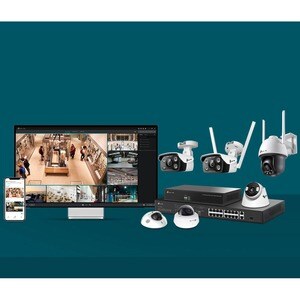 TP-Link VIGI 4 Kanäle Kabel Videoüberwachungsstation 10 TB HDD - Netzwerk-Videorekorder - HDMI - 4K Aufnahme