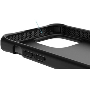MOBILIS Rugged Case for Apple iPhone 14, iPhone 13 Smartphone - Honeycomb - Black - Solid - Bacterial Resistant, Drop Resi