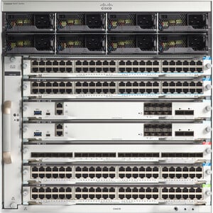 Cisco Catalyst 9400 C9407R Manageable Switch Chassis - 3 Layer Supported - Modular - 10U - Rack-mountable