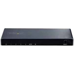 StarTech.com 4-Port 8K HDMI Switch, HDMI 2.1 Switcher 4K 120Hz HDR10+, 8K 60Hz UHD, HDMI Switch 4 In 1 Out, Auto/Manual So