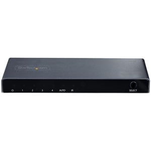 StarTech.com 4-Port 8K HDMI Switch, HDMI 2.1 Switcher 4K 120Hz HDR10+, 8K 60Hz UHD, HDMI Switch 4 In 1 Out, Auto/Manual So