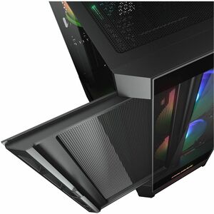 COUGAR Duoface RGB CGR-5ZD1B-RGB Gabinete para computadora gamer - Mini ITX, Micro ATX, ATX, EATX, SSI CEB Placa base admi