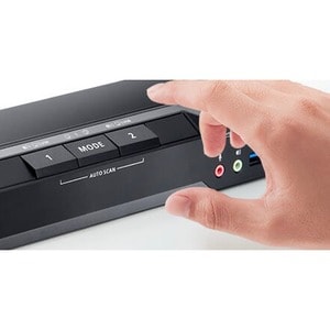 ATEN 2-Port 4K DisplayPort Dual Display Mini-Matrix Boundless KVM Switch - 2 Computer(s) - 1 Local User(s) - 4096 x 2160 -