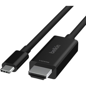Belkin USB-C to HDMI Cable - 2 m HDMI/USB-C A/V Cable for Chromebook, MacBook, Projector, Mobile Device, ... - First End: 