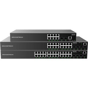 Grandstream Enterprise Layer 2+ Managed Network Switch - 24 Ports - Manageable - Gigabit Ethernet - 1000Base-T, 1000Base-X